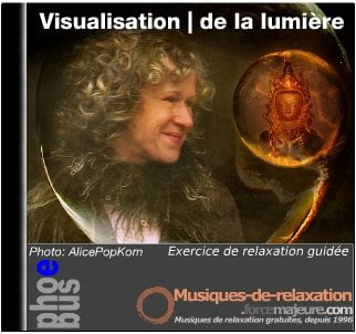 visualisation de la lumière pour votre bien être et l'amélioration de la santé.