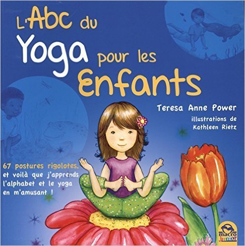 livre pour apprendre le yoga et l'alphabet en même temps